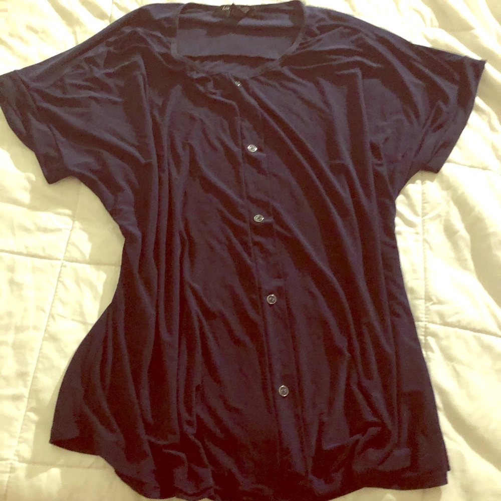 Blue elie mccarthy top